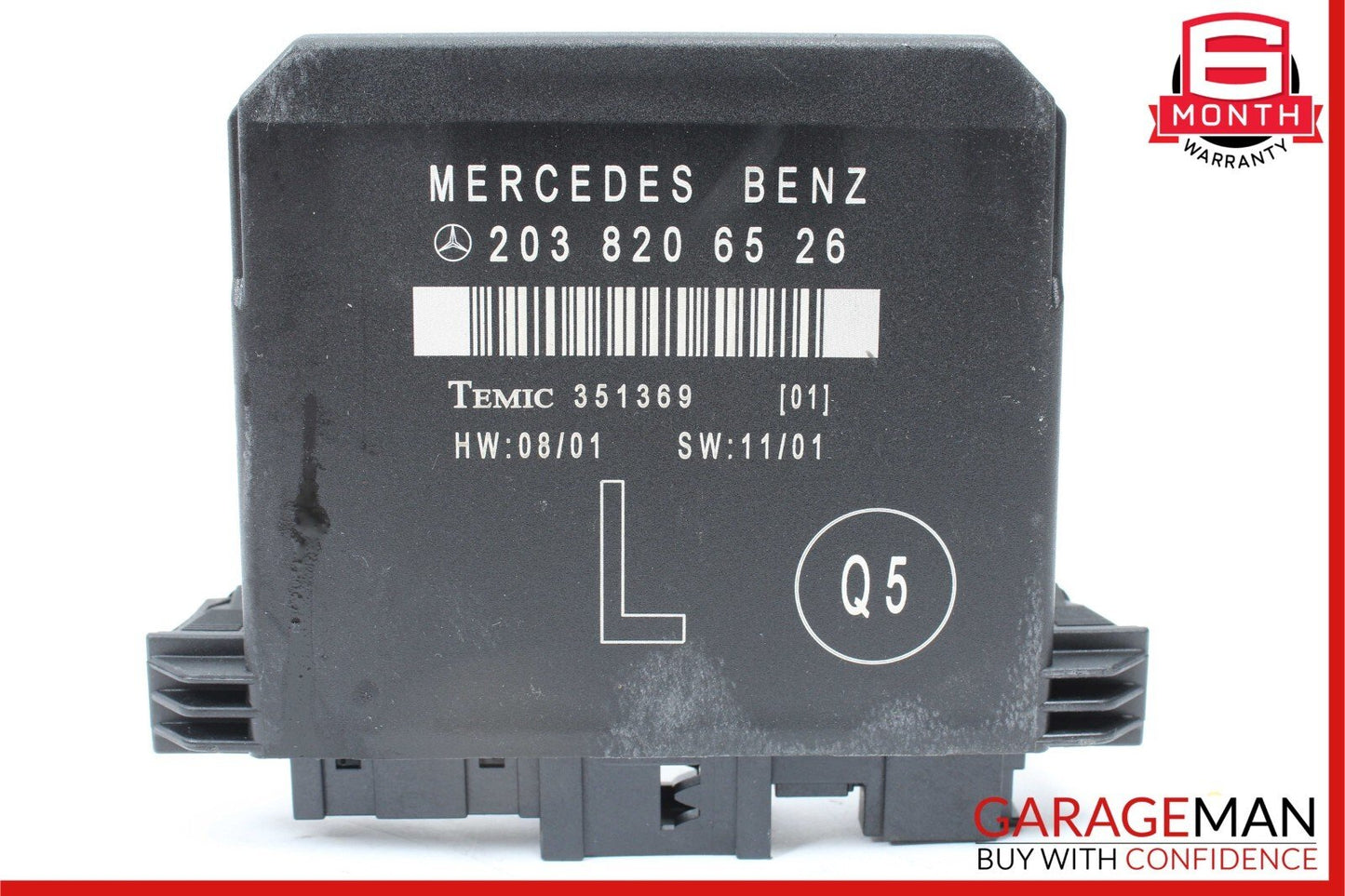 01-07 Mercedes W203 C320 C230 C240 Rear Left Side Door Control Module Unit OEM