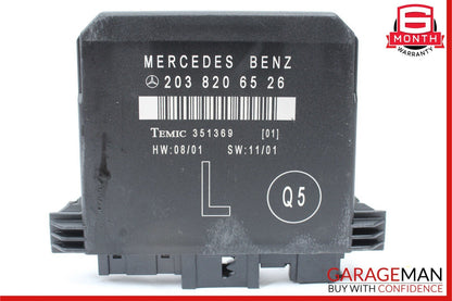 01-07 Mercedes W203 C320 C230 C240 Rear Left Side Door Control Module Unit OEM