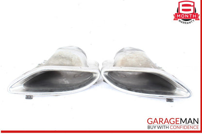 10-18 Mercedes W212 E350 E550 Rear Exhaust Muffler Tip Tips