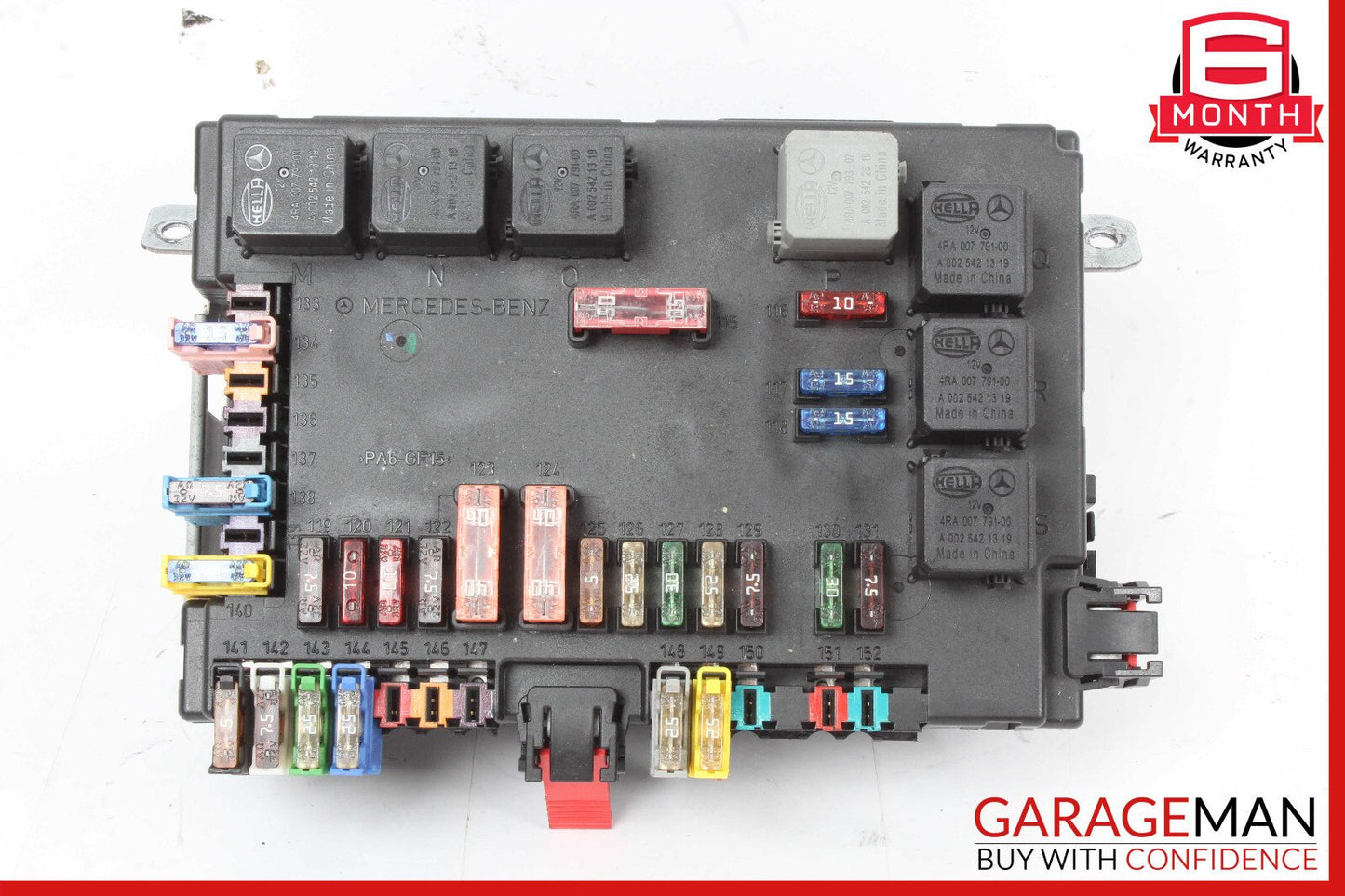 07-09 Mercedes W221 S63 CL550 Rear Trunk Fuse Box 2215405950 OEM