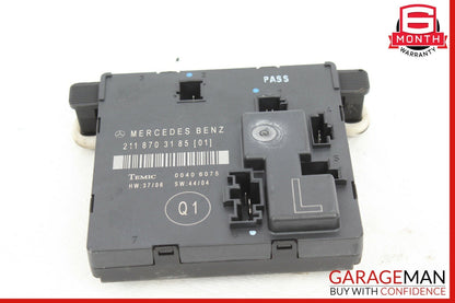 03-09 Mercedes W211 E350 E500 E63 AMG Rear Left Driver Side Door Control Module