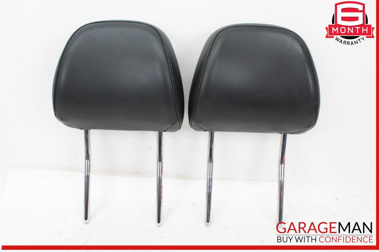 13-18 Audi Q3 Q5 Front Left and Front Right Side Head Rest Headrest Black OEM