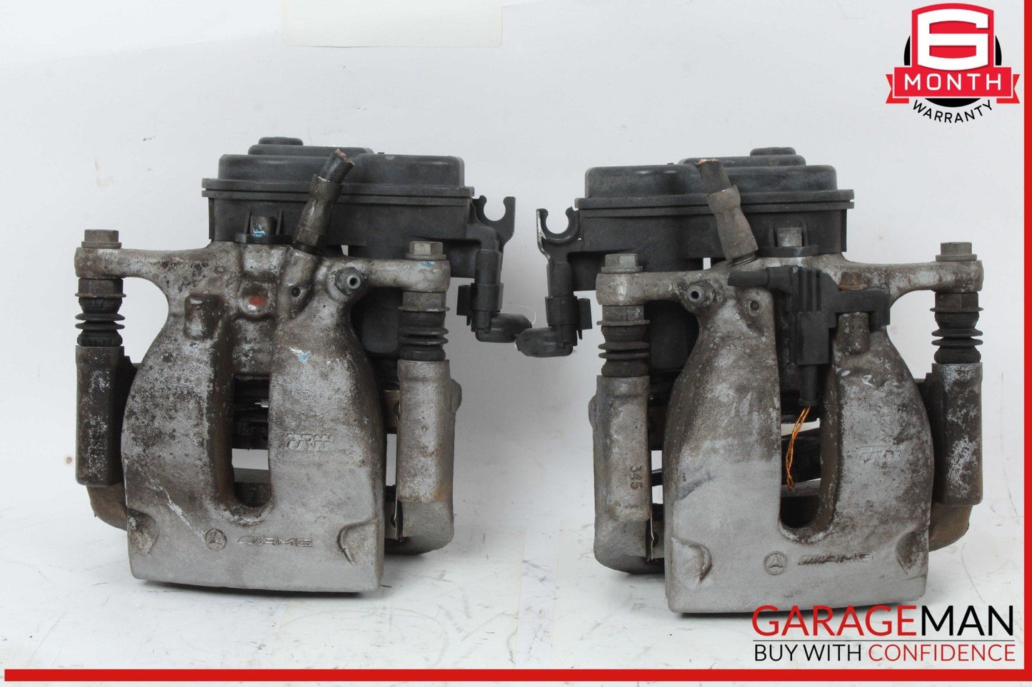 12-19 Mercedes X166 GL450 GLS550 Rear Left & Right Brake Caliper Calipers Set