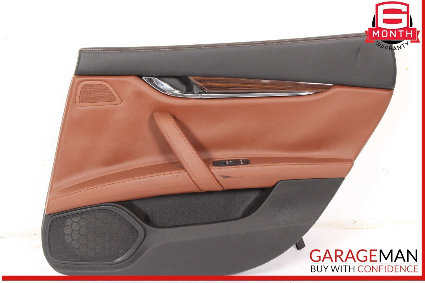 14-17 Maserati Quattroporte SQ4 M156 Rear Right Side Interior Door Panel OEM