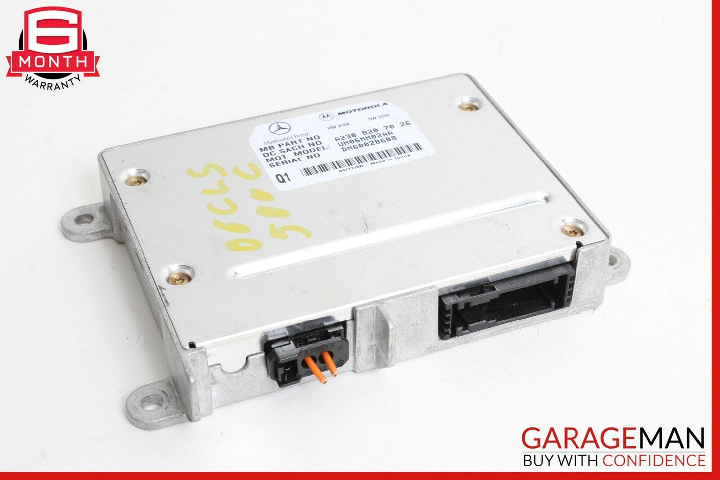07-09 Mercedes W219 CLS500 SL600 Voice Phone Telephone Communication Module OEM