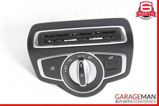 15-20 Mercedes W205 C350e GLC300 C400 Headlight Switch Control 2059056500 OEM
