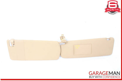 11-14 Porsche Cayenne 958 Front Left Side Sun Visor Sunvisor Beige OEM