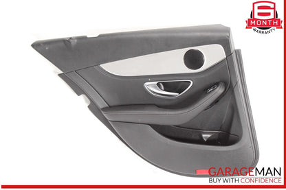 15-21 Mercedes W205 C300 C400 Rear Left Driver Side Interior Door Panel OEM