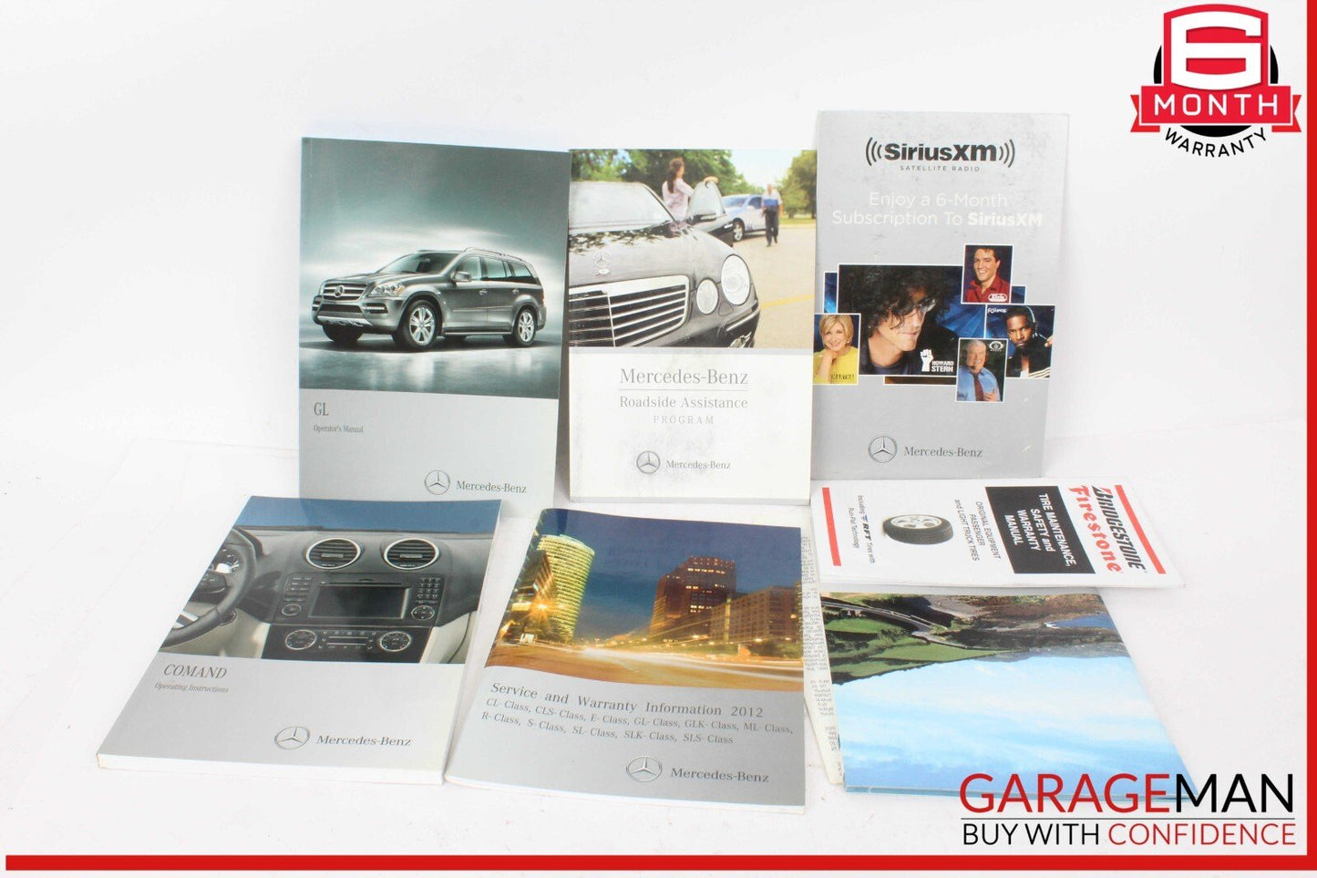 12 Mercedes-Benz X164 GL450 4MATIC Owner's Manual Book Set OEM