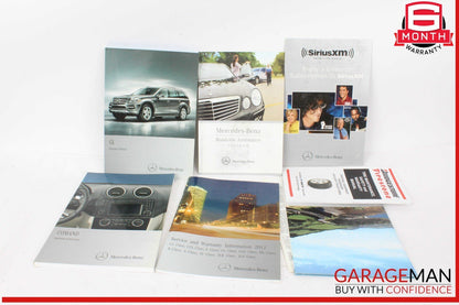 12 Mercedes-Benz X164 GL450 4MATIC Owner's Manual Book Set OEM