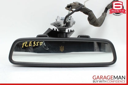 10-16 Mercedes W218 CLS500 E400 Interior Rear View Mirror Assembly Black OEM