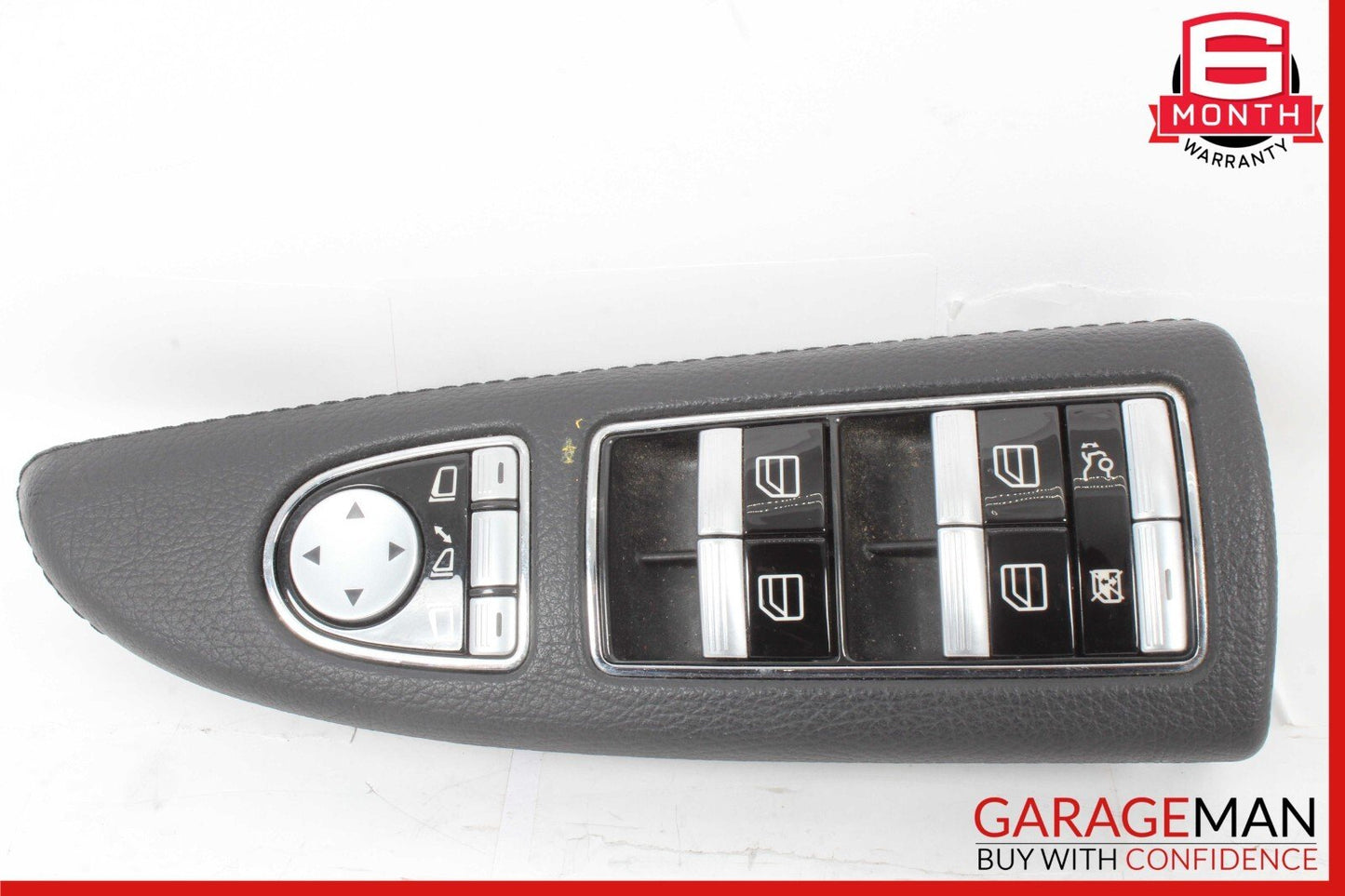 09-13 Mercedes W221 S400 S600 Front Left Side Window Control Switch Black OEM