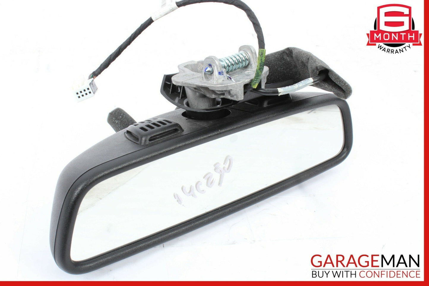 10-16 Mercedes W204 C250 E350 Interior Upper Rear View Mirror Black 2048104217