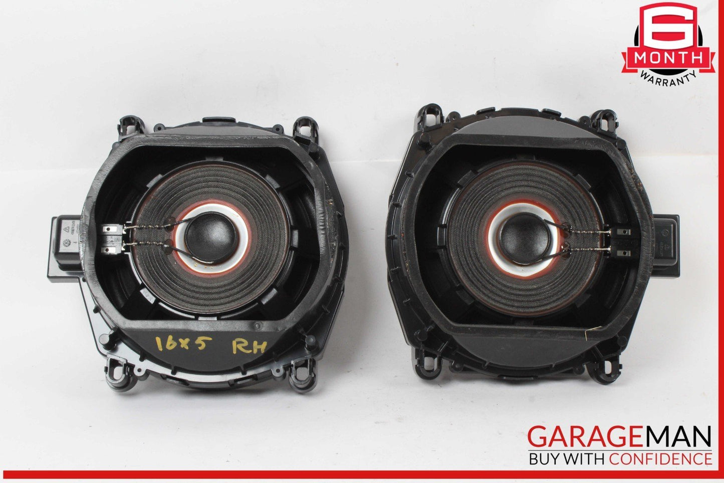 14-18 BMW F15 X5 Right & Left Side Sub Woofer Subwoofer Speakers 924734201 OEM