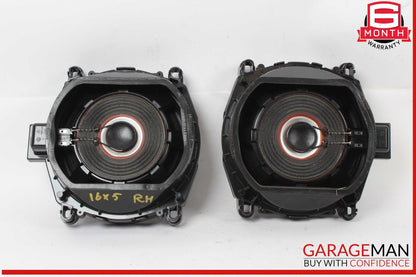 14-18 BMW F15 X5 Right & Left Side Sub Woofer Subwoofer Speakers 924734201 OEM