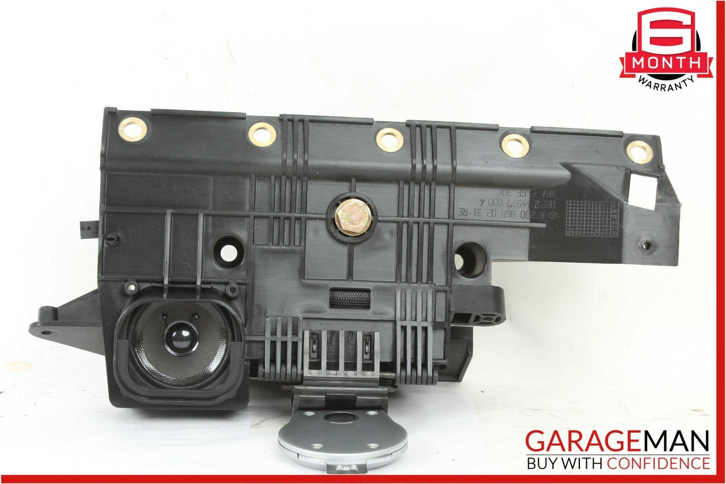 03-08 Mercedes R230 SL500 Rear Right Luggage Seatbelt Retractor Speaker Assembly