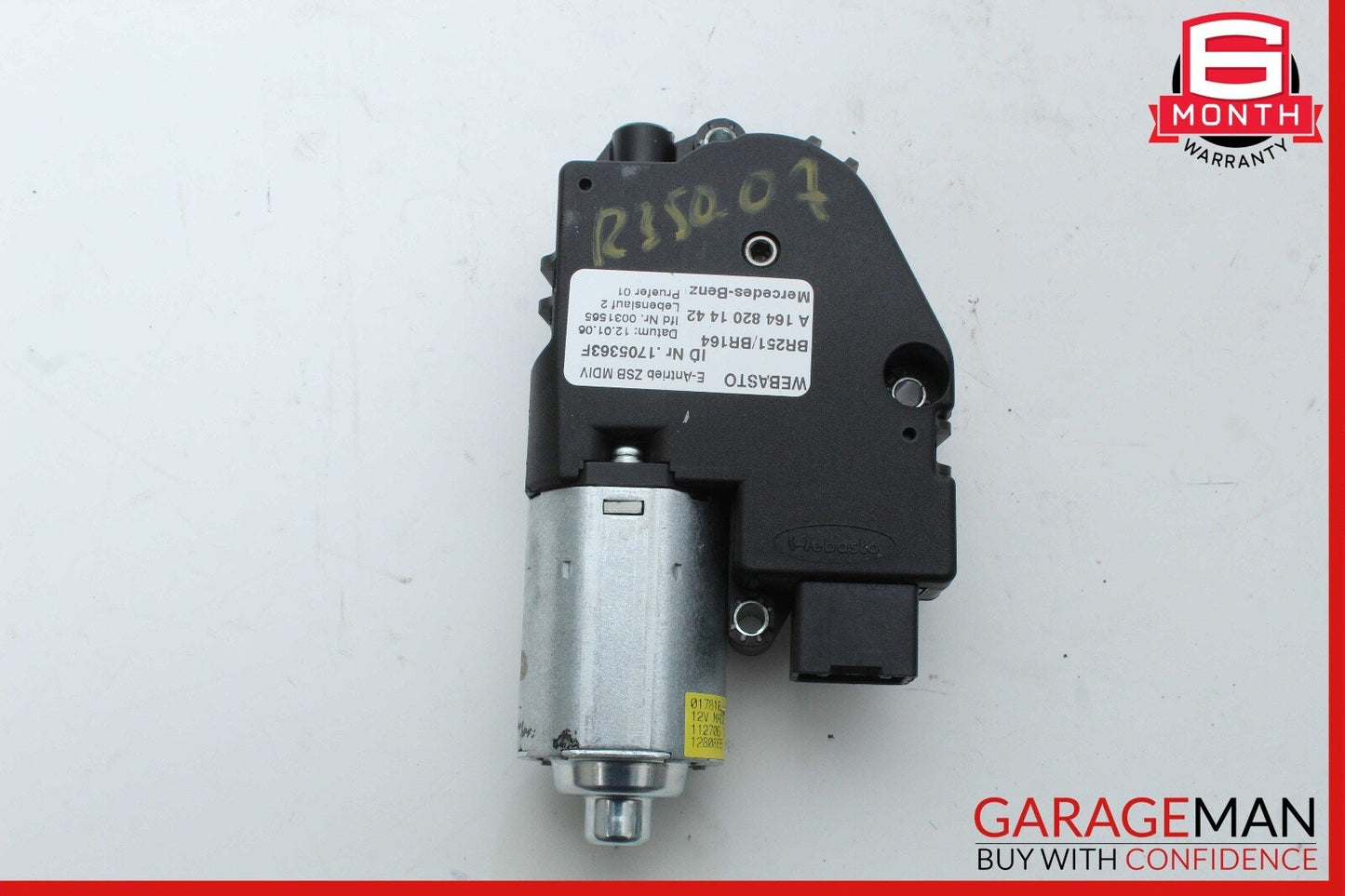 06-12 Mercedes W251 R350 ML550 Panoramic Sunroof Sun Roof Motor 1648201442 OEM