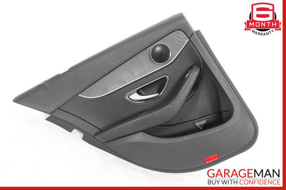 15-18 Mercedes W205 C300 C400 Rear Left Driver Side Interior Door Panel OEM