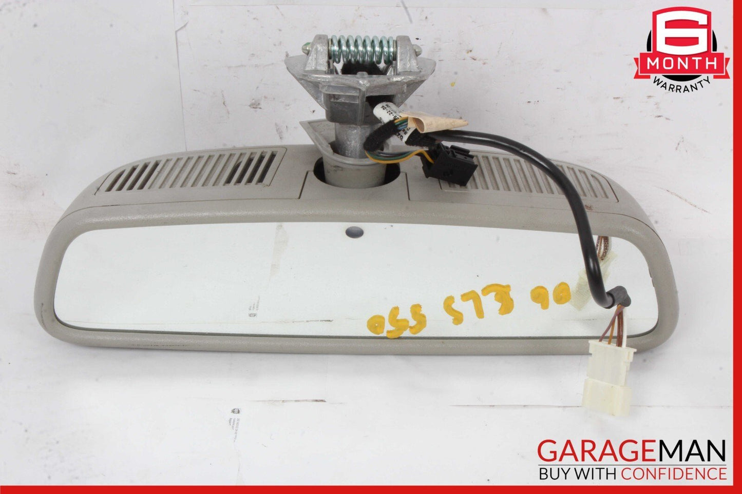 06-11 Mercedes W219 CLS500 CLS550 Interior Rear View Mirror Assembly Gray OEM