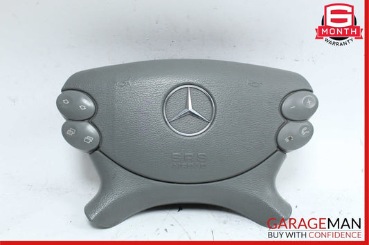 03-12 Mercedes W209 CLK320 E350 SL500 Steering Wheel Airbag Air Bag Grey