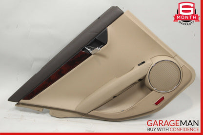 08-14 Mercedes W204 C300 C350 Rear Left Side Interior Door Panel Assembly Beige