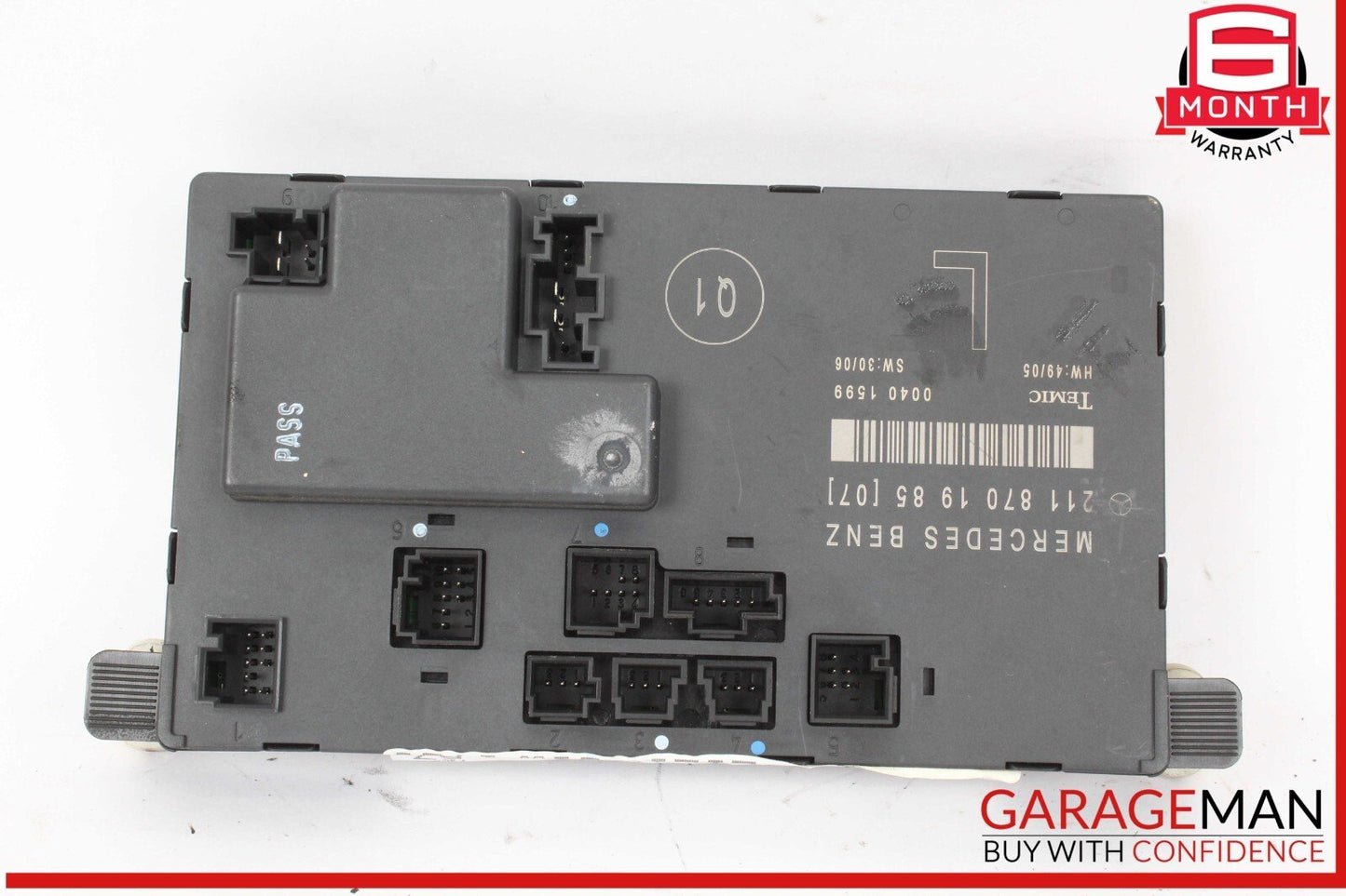 03-09 Mercedes W211 E350 Front Left Driver Side Door Control Module Unit OEM