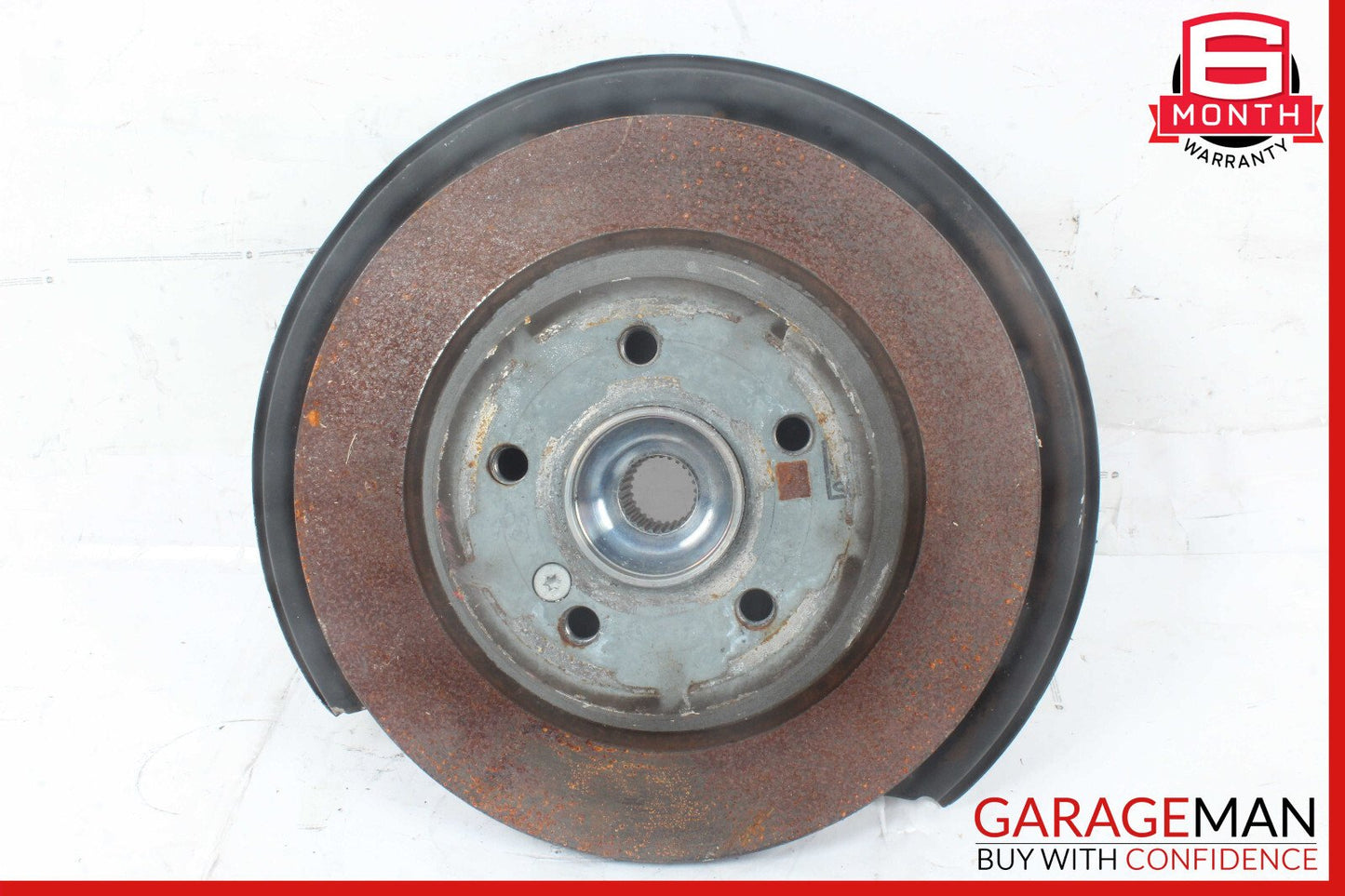 10-16 Mercedes W212 E350 Rear Right Side Spindle Knuckle Hub Brake Rotor