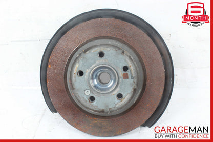 10-16 Mercedes W212 E350 Rear Right Side Spindle Knuckle Hub Brake Rotor