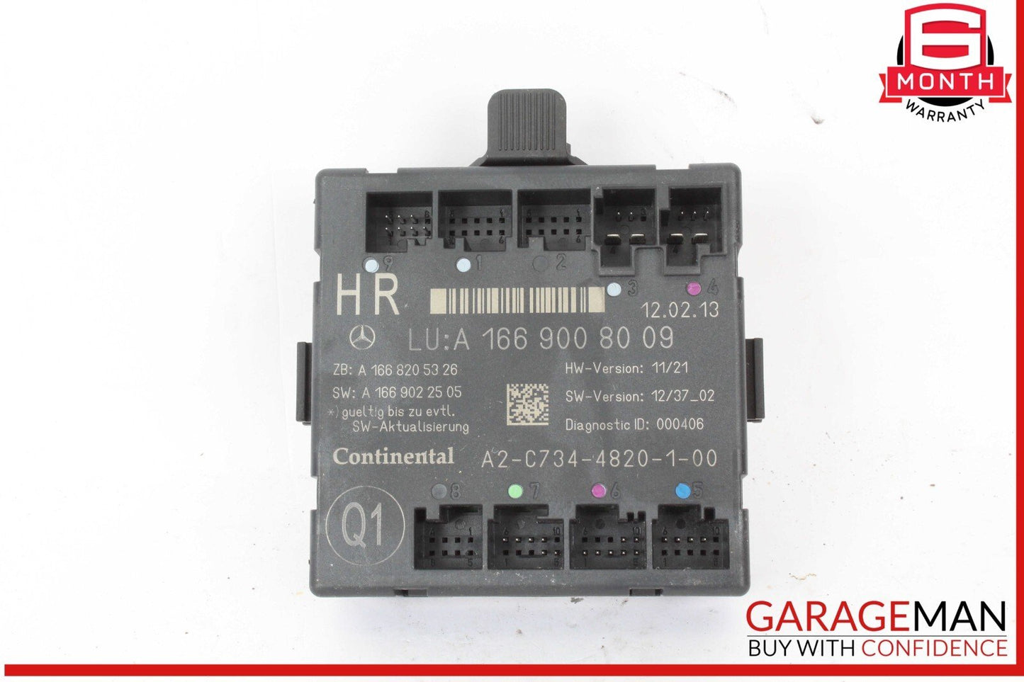 12-19 Mercedes X166 GL450 4MATIC Rear Right Side Door Control Module Unit