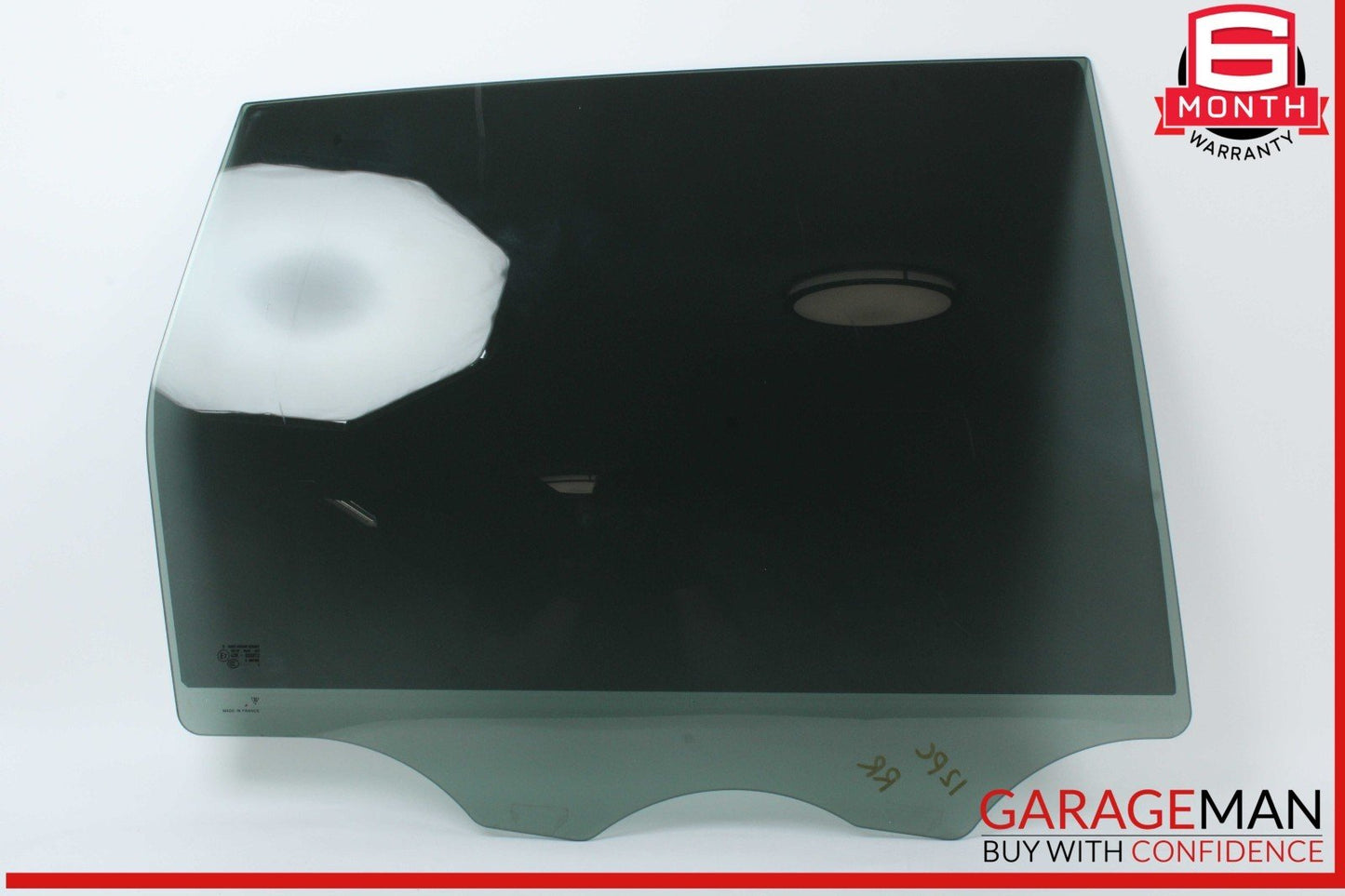 11-18 Porsche Cayenne 958 Rear Right Passenger Side Door Window Glass OEM