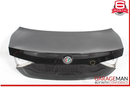 17-22 Alfa Romeo Giulia Trunk Lid Hatch Shell Panel Black OEM