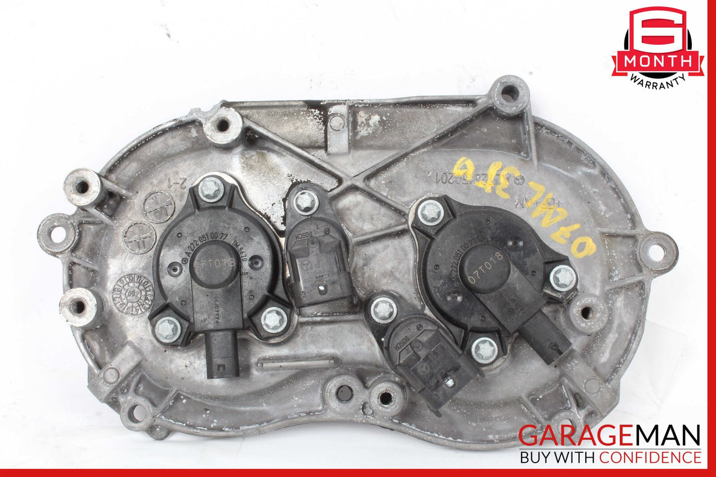 Mercedes W164 ML350 E350 Front Left Side Engine Timing Chain Cover Plate OEM