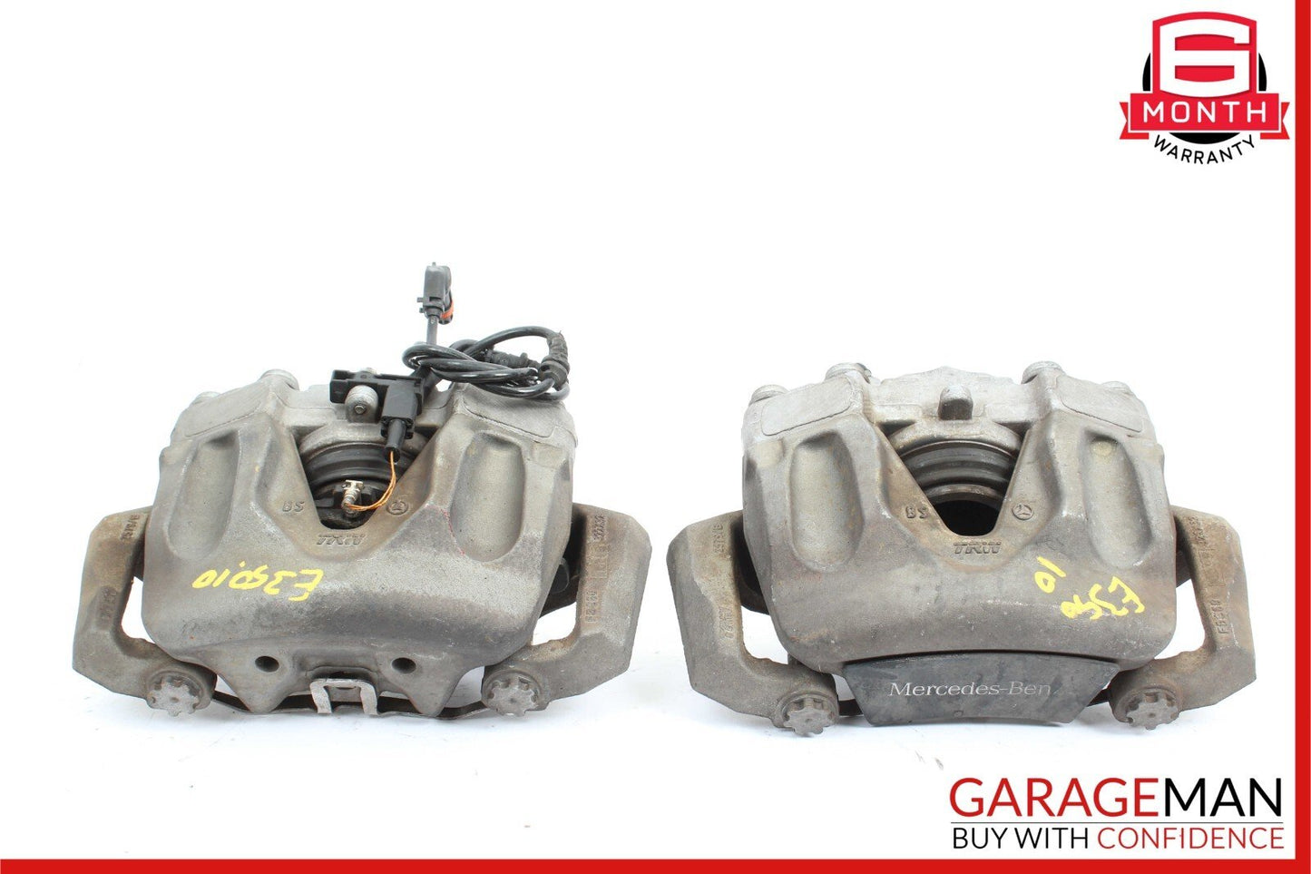 08-18 Mercedes W212 E350 Front Brake Calipers Left and Right Set Of 2 Pc OEM