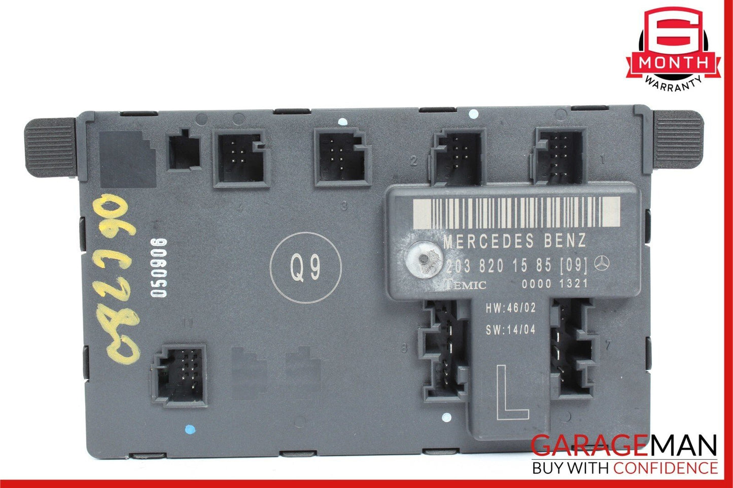 01-07 Mercedes W203 C280 C240 Front Left Door Control Module 2038201585 OEM