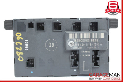 01-07 Mercedes W203 C280 C240 Front Left Door Control Module 2038201585 OEM