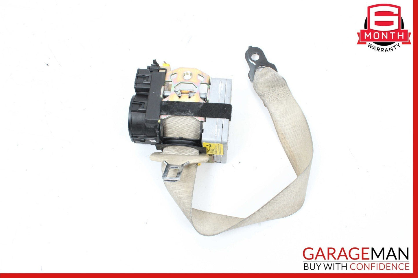 03-06 Mercedes R230 SL500 Front Right Seat Belt Seatbelt Retractor Beige