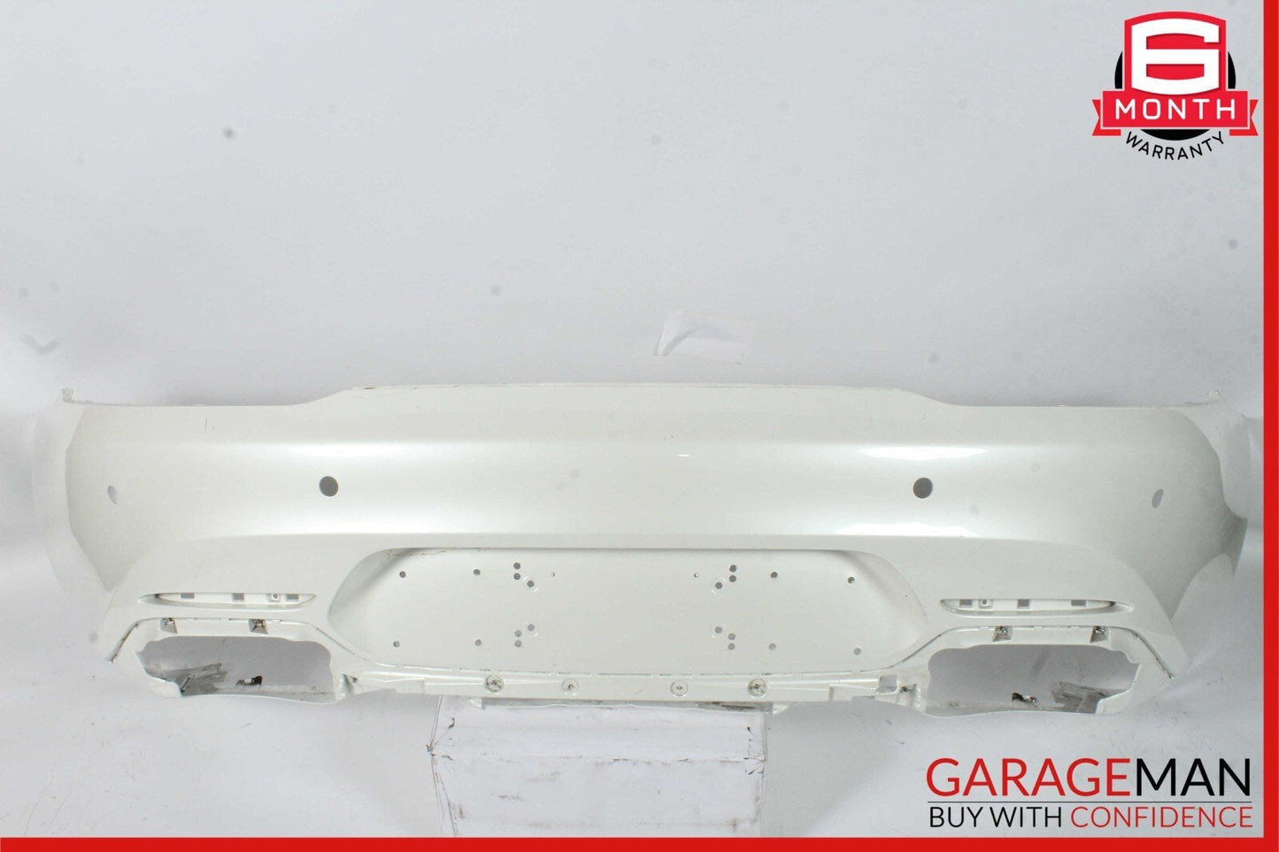 17-21 Mercedes AMG GT C190 Rear Bumper Cover Panel White OEM