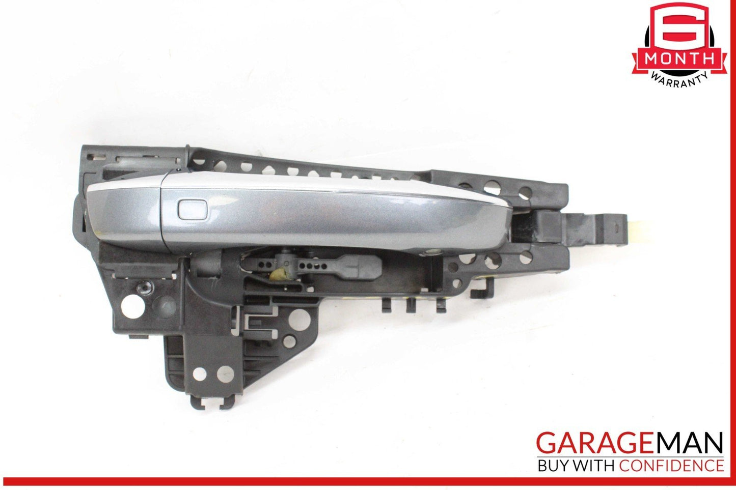 11-18 Audi A8 Front Right Passenger Side Exterior Door Handle Gray 4H0837886 OEM