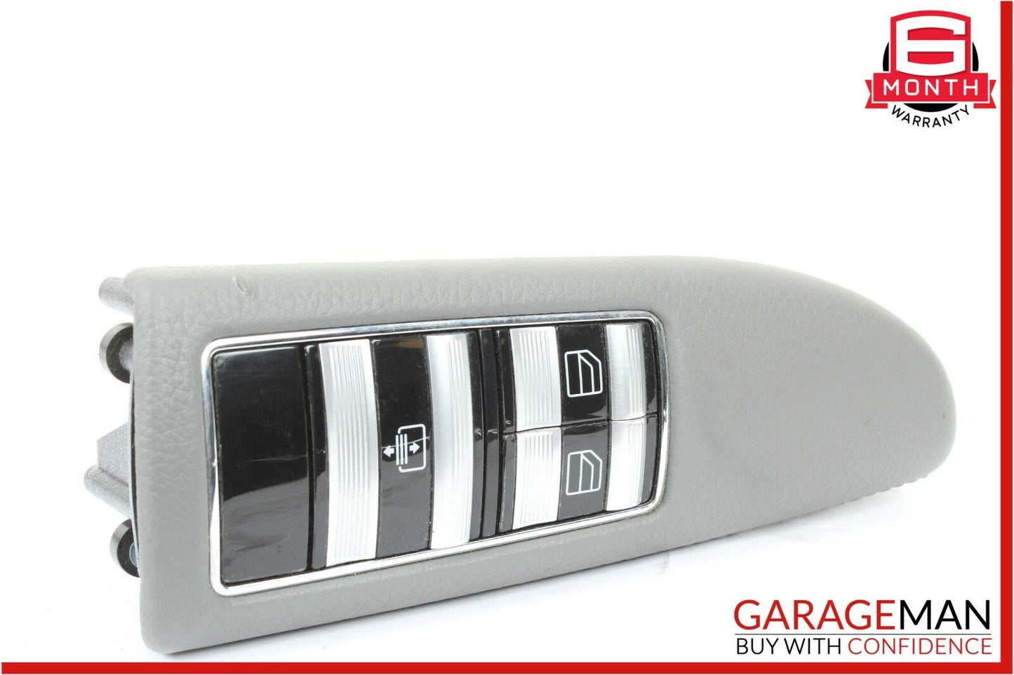 07-13 Mercedes W221 S550 Rear Left Side Door Window Switch Control Trim Gray