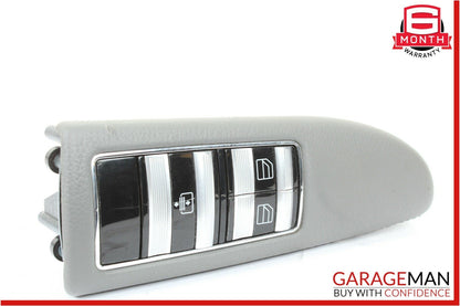07-13 Mercedes W221 S550 Rear Left Side Door Window Switch Control Trim Gray