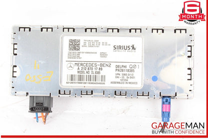 08-14 Mercedes W212 E550 C300 C350 Sirius Satellite Radio Receiver Module OEM