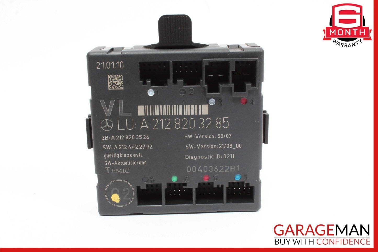 08-18 Mercedes W204 C300 GLK350 E550 Front Left Side Door Control Module Unit