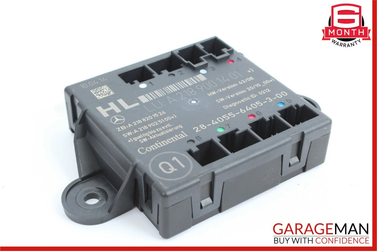 08-15 Mercedes W204 C250 Rear Left Driver Side Door Control Module Q1 OEM