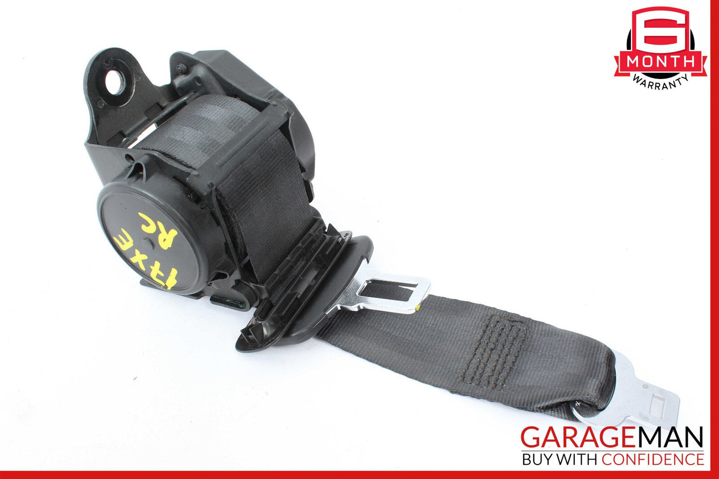 17-19 Jaguar XE Rear Center Seat Belt Seatbelt Retractor Black OEM