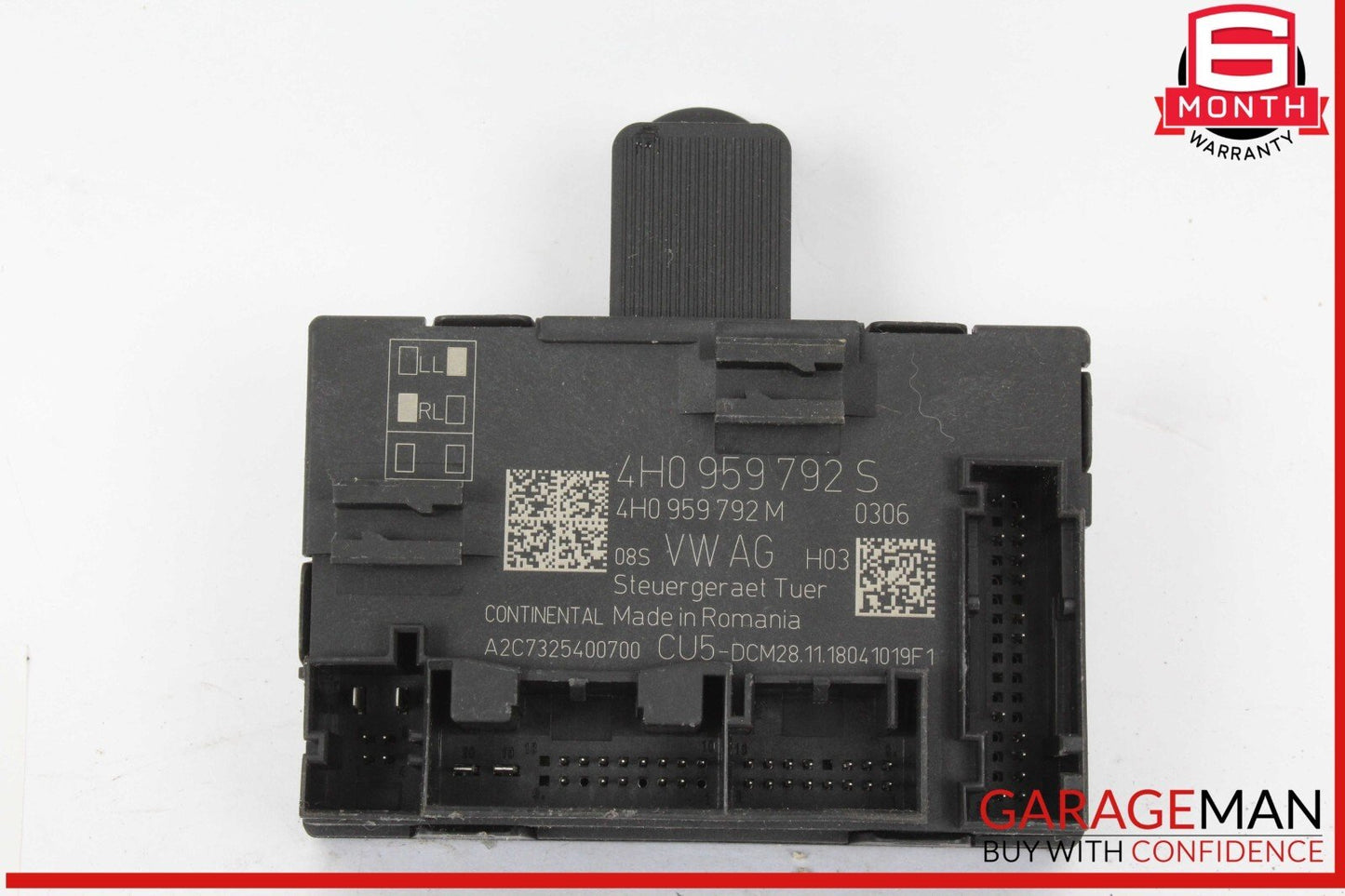 15-24 Porsche Macan Front Right Side Door Control Module 4H0959792S OEM