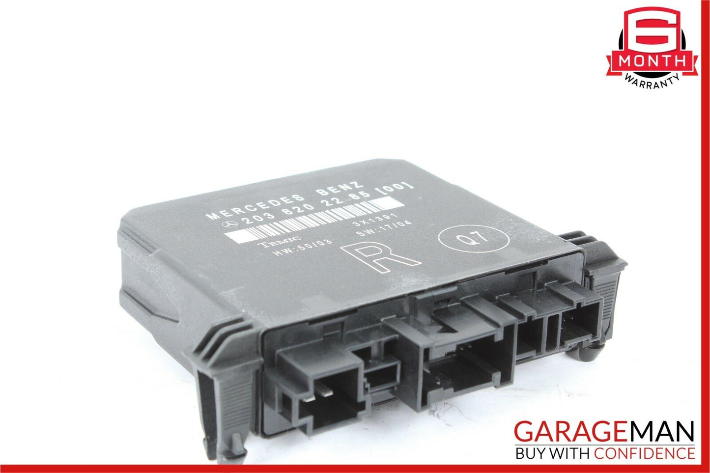 01-07 Mercedes W203 C230 C55 AMG Rear Right Side Door Control Module Unit OEM