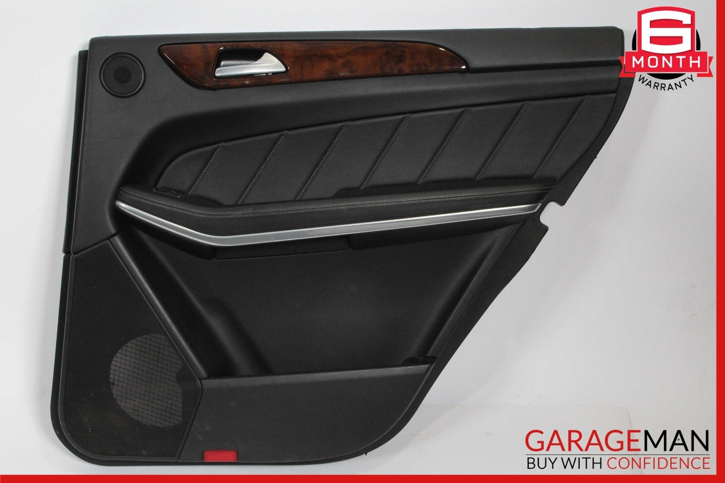 13-16 Mercedes X166 GL450 Rear Right Side Interior Door Panel Cover Trim Black