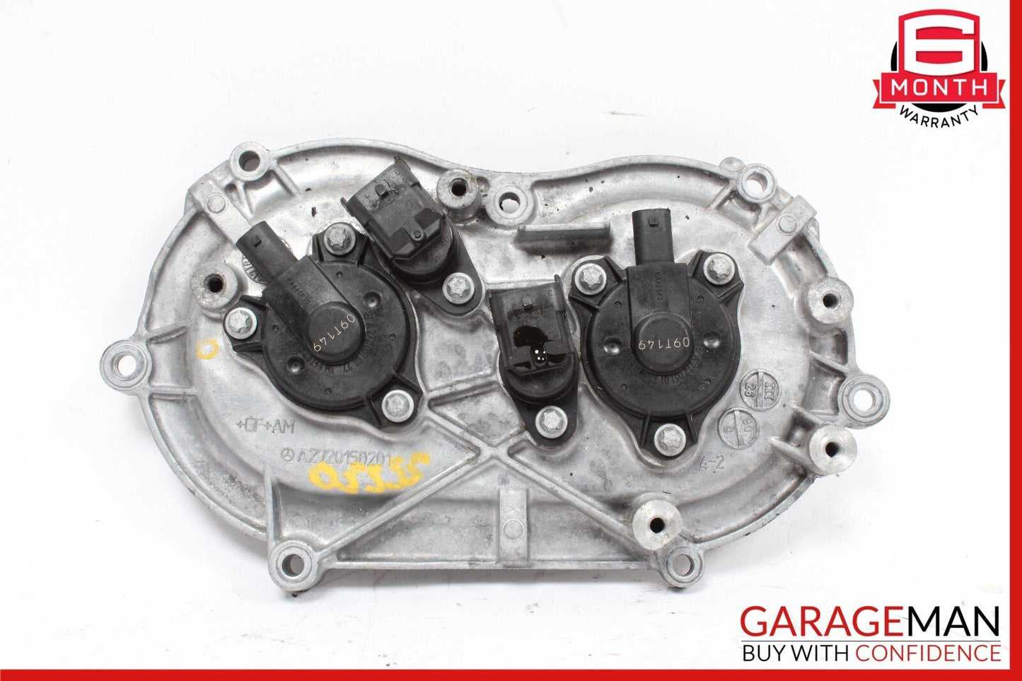 05-13 Mercedes W220 S55 AMG E550 Front Left Side Engine Timing Chain Cover Plate