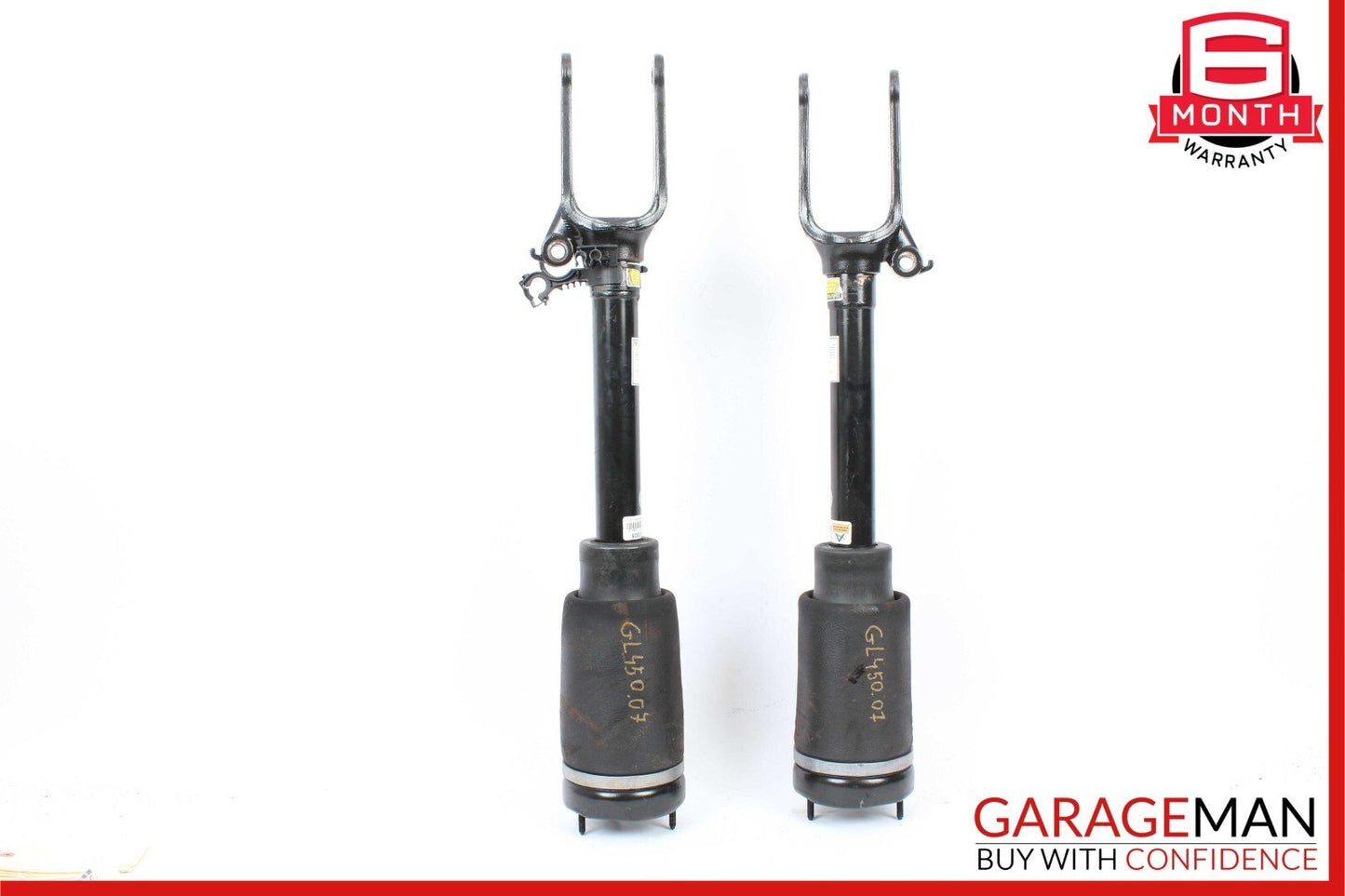 06-12 Mercedes X164 GL450 Front Left & Right Side Air Shock Strut Set of 2 Pc