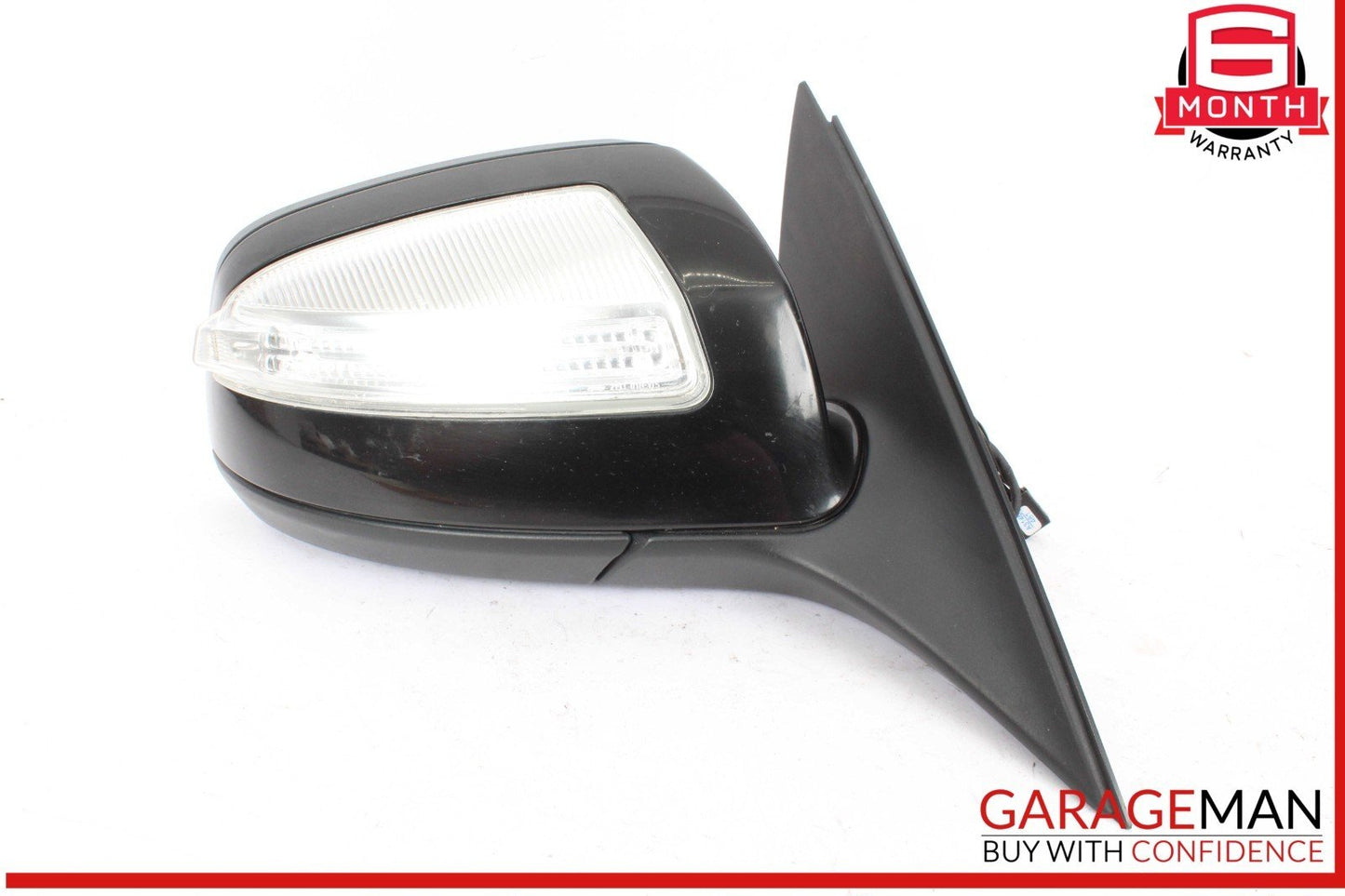 08-09 Mercedes W204 C300 C350 Front Right Side Door Rear View Mirror Black OEM